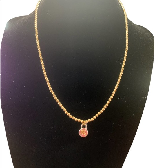 Ralph Lauren Jewelry - NWT Ralph Lauren Logo Padlock Pendant Necklace 9" SKU:145